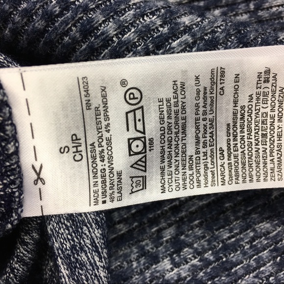 Gap Funnel Neck  French terry top size small - Picture 4 of 5